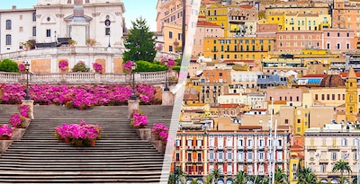 Rom und Cagliari Rom und Cagliari
