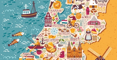 Die Große Route zu den Emblematischen Orten der Niederlande Die Große Route zu den Emblematischen Orten der Niederlande