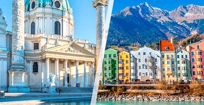 Wien und Innsbruck mit dem Flugzeug Wien und Innsbruck mit dem Flugzeug