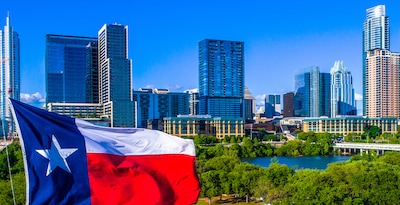 Route durch das Texas Triangle Route durch das Texas Triangle