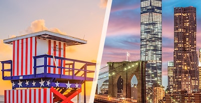 Miami und New York Miami und New York