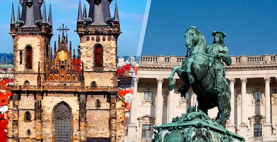 Prag und Wien mit dem Flugzeug Prag und Wien mit dem Flugzeug