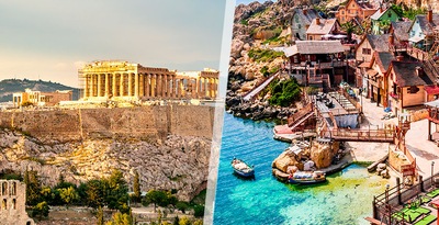 Athen und Malta mit Mietwagen Athen und Malta mit Mietwagen