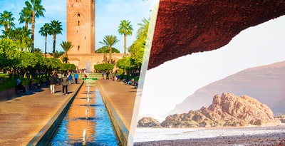 Marrakesch und Strand von Agadir Marrakesch und Strand von Agadir