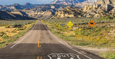 Route 66, von Chicago nach Los Angeles und New York Route 66, von Chicago nach Los Angeles und New York
