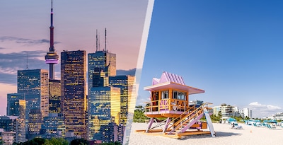Toronto, New York und Miami Toronto, New York und Miami