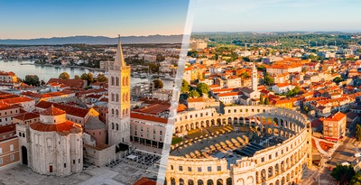 Pula, Zadar und Zagreb Pula, Zadar und Zagreb