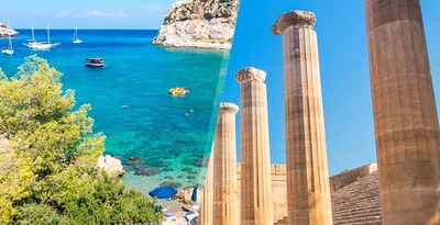 Rhodos und Chalkidiki mit dem Flugzeug Rhodos und Chalkidiki mit dem Flugzeug
