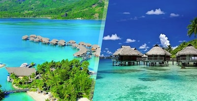 Tahiti und Bora Bora