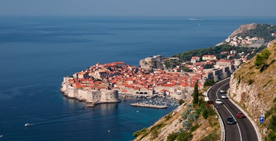 Route von Zagreb nach Dubrovnik Route von Zagreb nach Dubrovnik