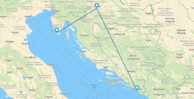 Pula, Zagreb und Dubrovnik Pula, Zagreb und Dubrovnik