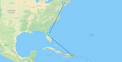 New York, Walt Disney World Orlando und Bayahibe New York, Walt Disney World Orlando und Bayahibe