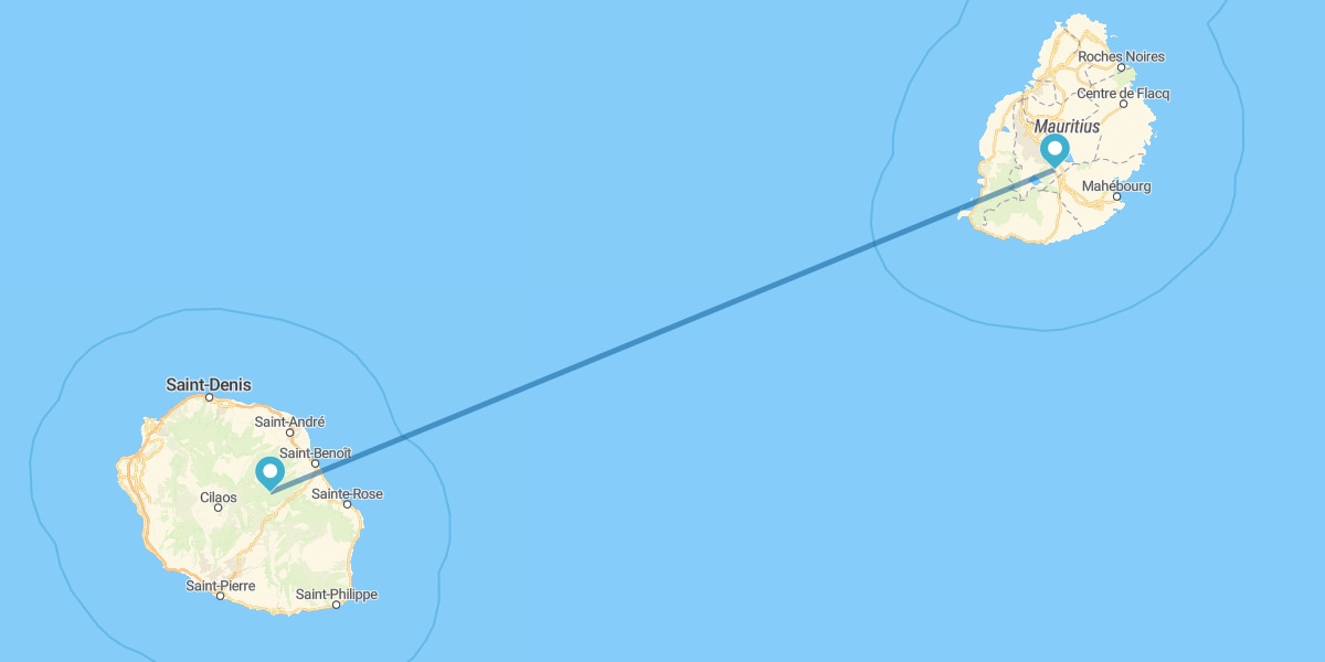 Réunion und Mauritius