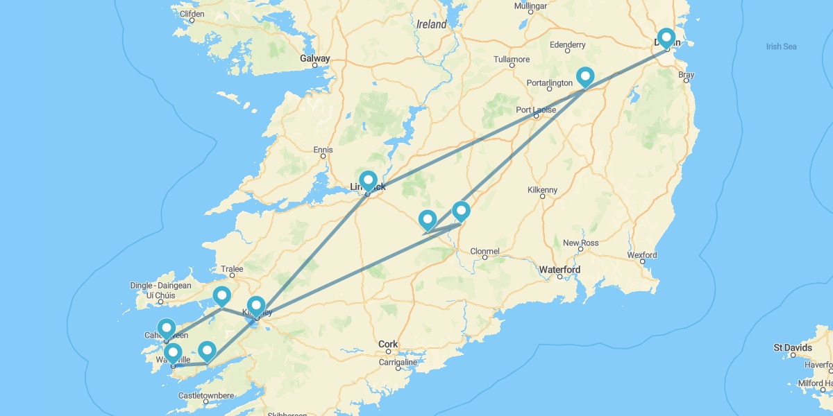 Route durch den Südwesten der Grünen Insel I