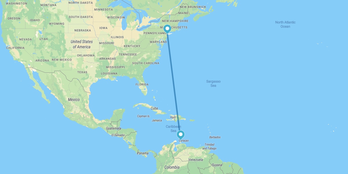 New York und Aruba