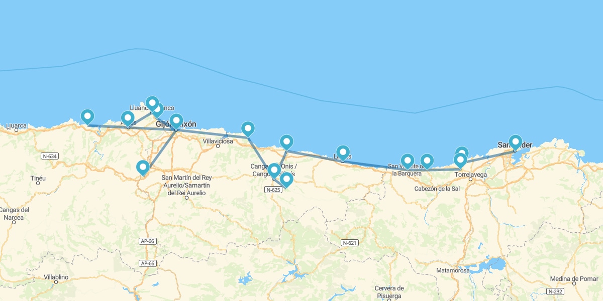 Route durch das Grüne Paradies