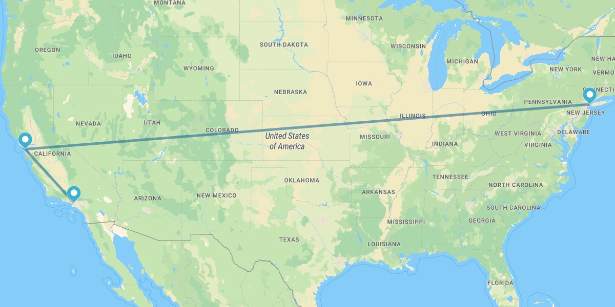 New York, San Francisco und Los Angeles
