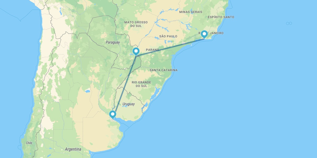 Rio de Janeiro, Iguazu und Buenos Aires