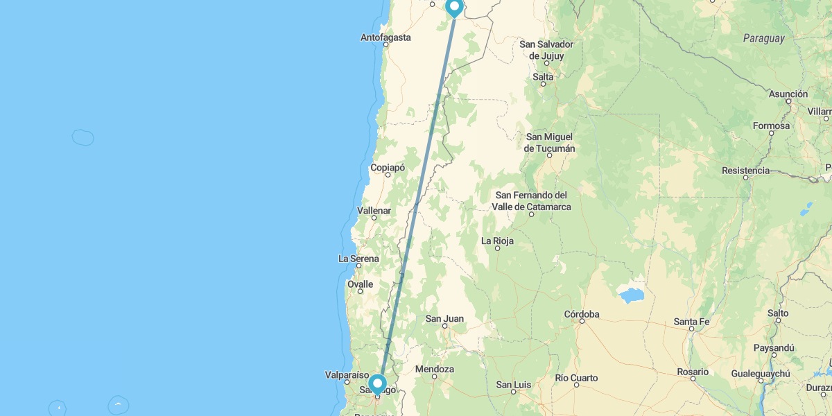Santiago und San Pedro de Atacama