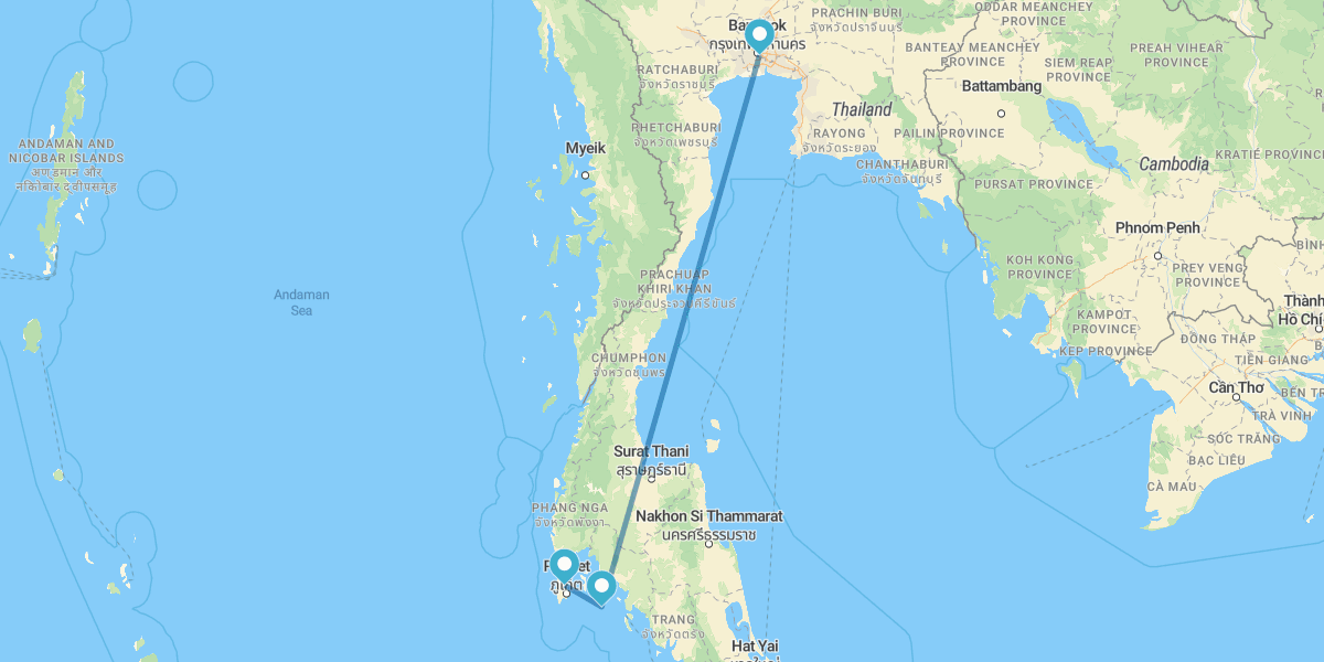 Bangkok und Phi Phi