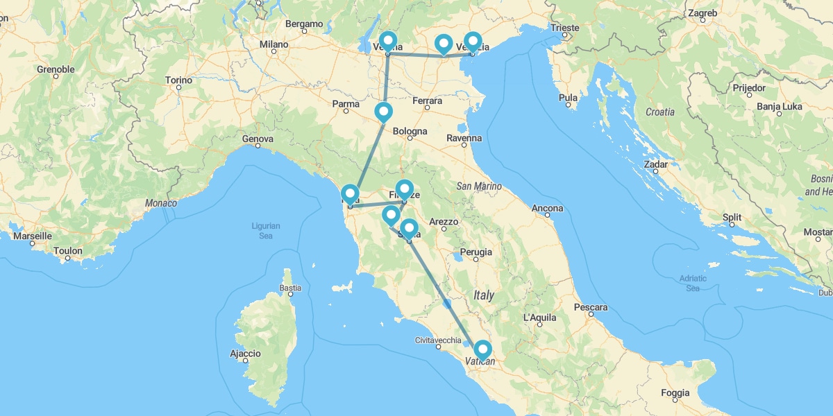 Route der Städte und Schätze des Weltkulturerbes