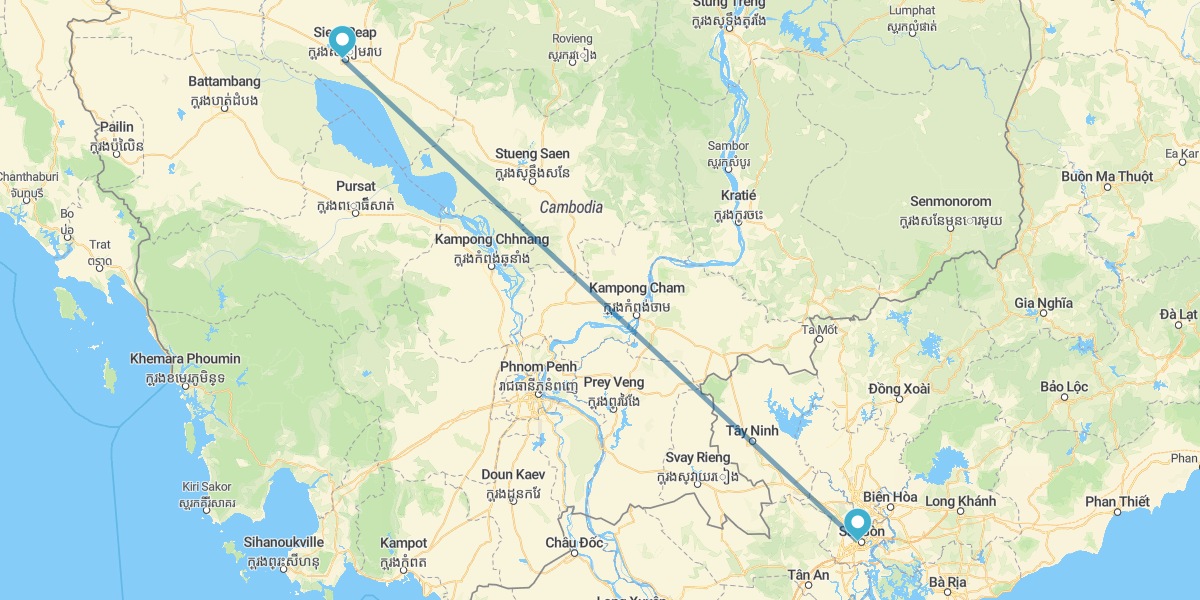 Ho Chi Minh und Siem Reap