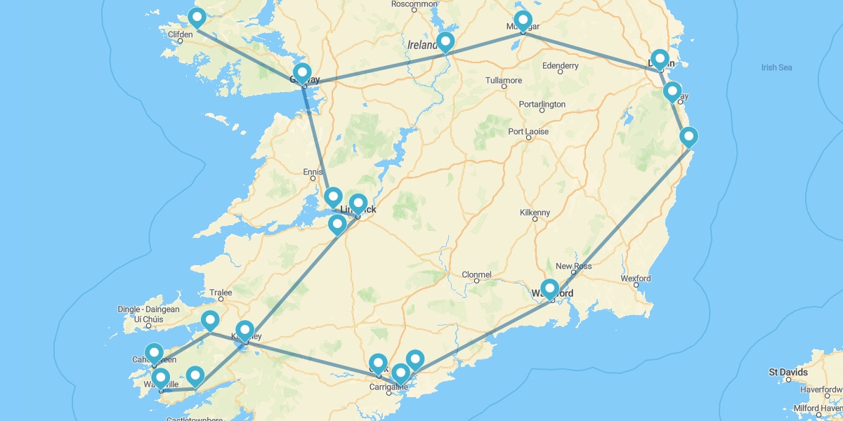 Route durch den Westen und Süden der Grünen Insel II