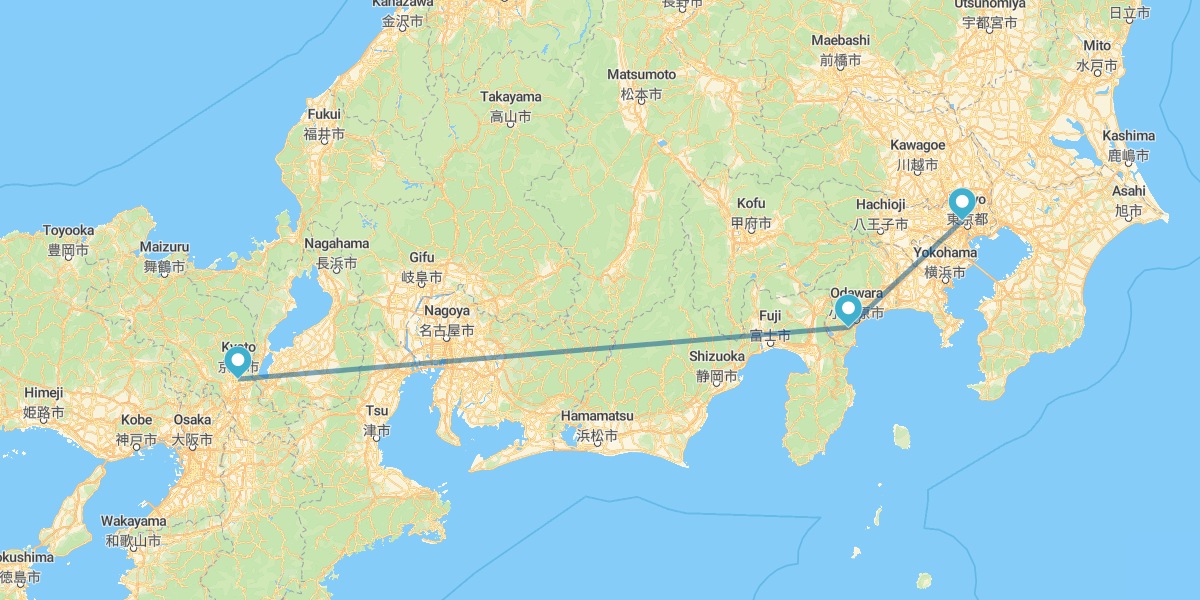 Tokyo, Hakone und Kyoto