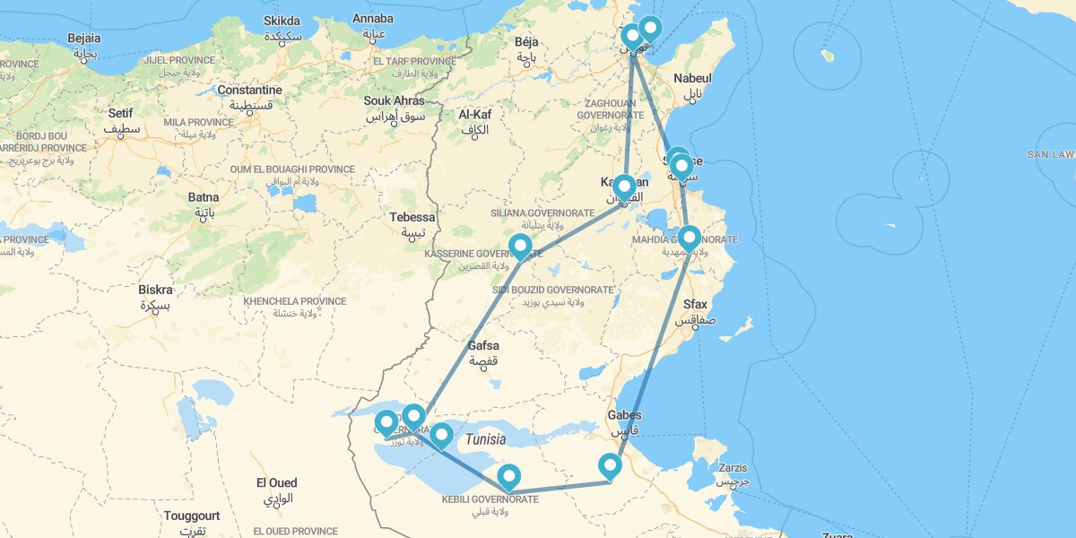 Tunesien – Zwischen Mittelmeer und Wüste