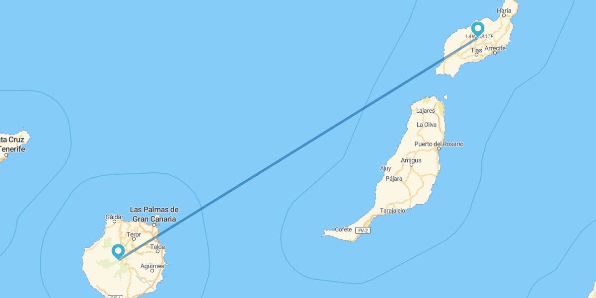 Lanzarote und Gran Canaria mit Mietwagen