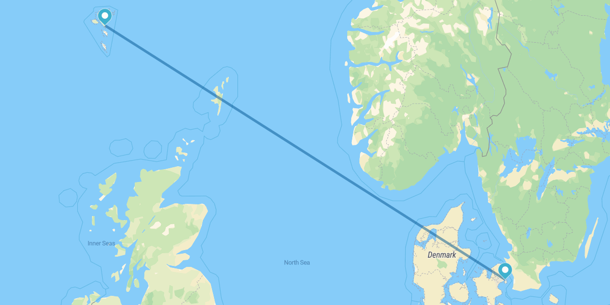 Kopenhagen und Färöer-Inseln