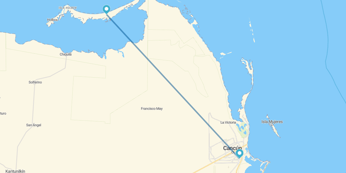 Cancun und Holbox
