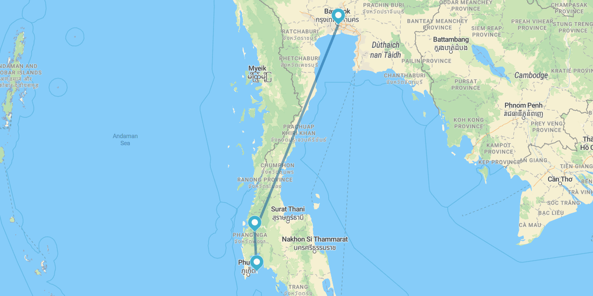 Bangkok, Khao Sok und Koh Yao Noi / Koh Yao Yai