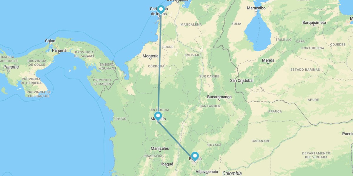 Bogotá, Medellín und Cartagena