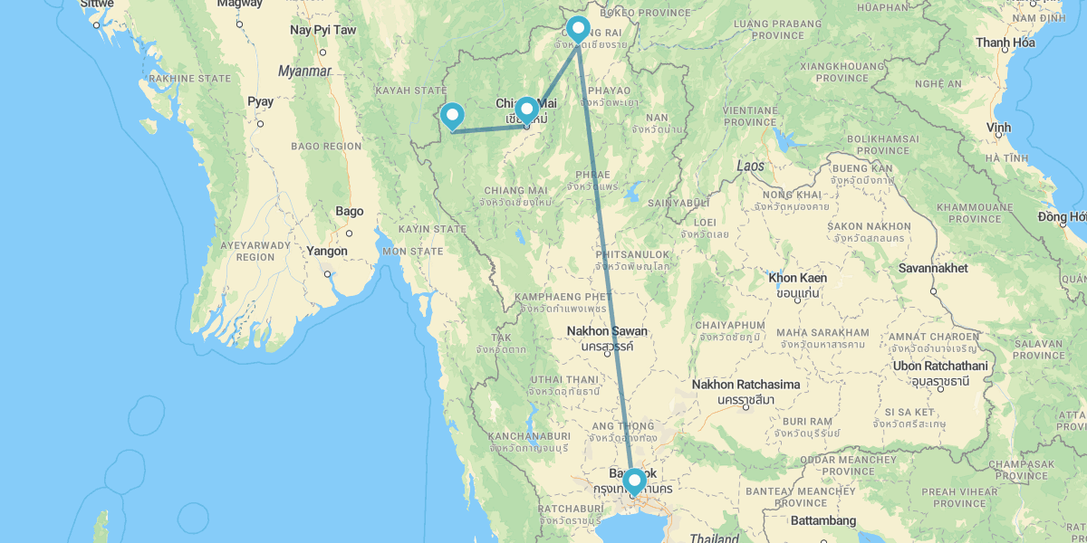 Nord-Thailand mit Mae Hong Son und Koh Samui