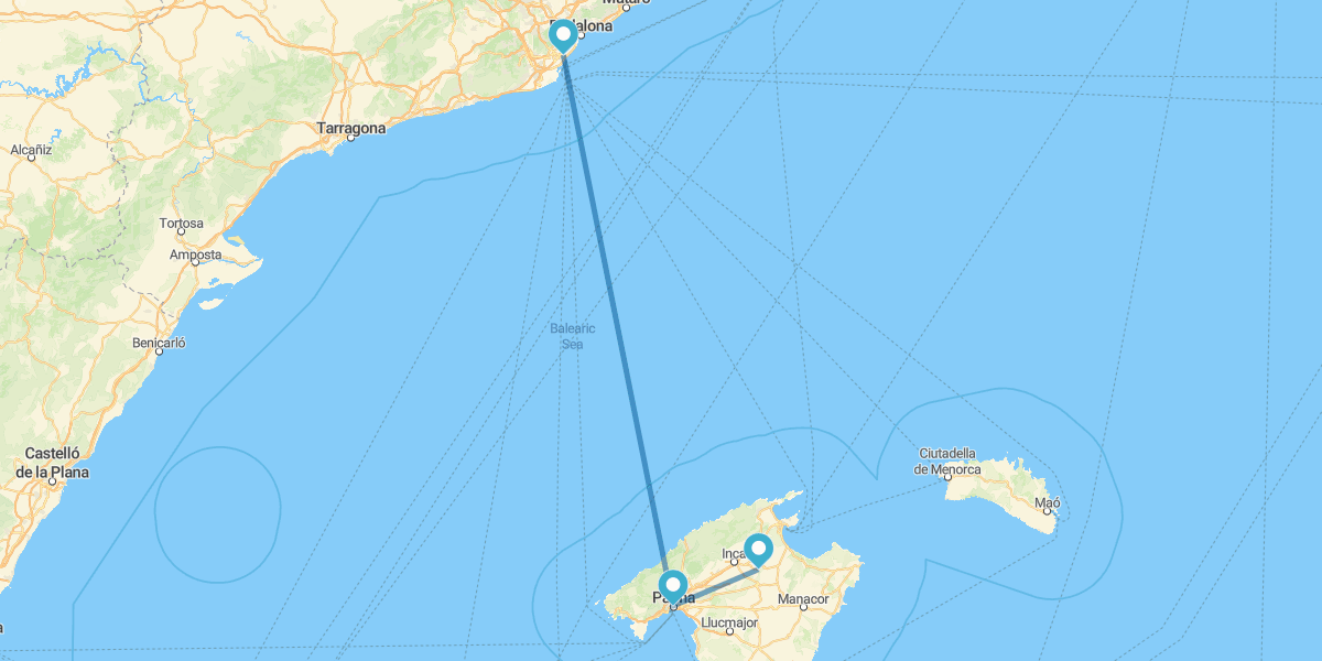 Barcelona und Mallorca mit Transfers und Mietwagen