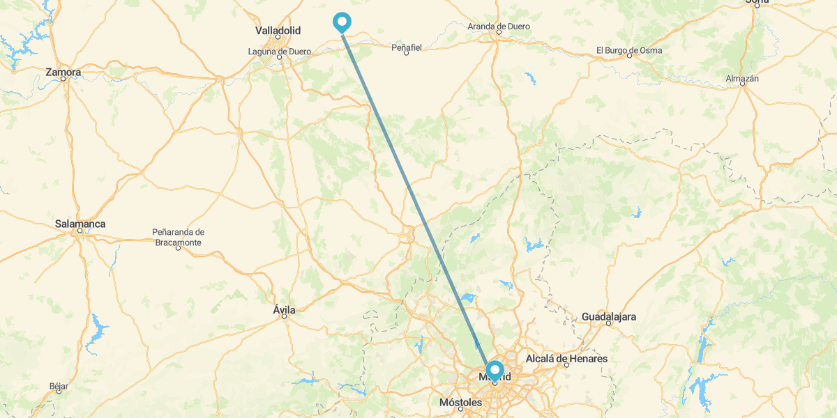 Madrid und Paradores von Kastilien und León mit Mietwagen