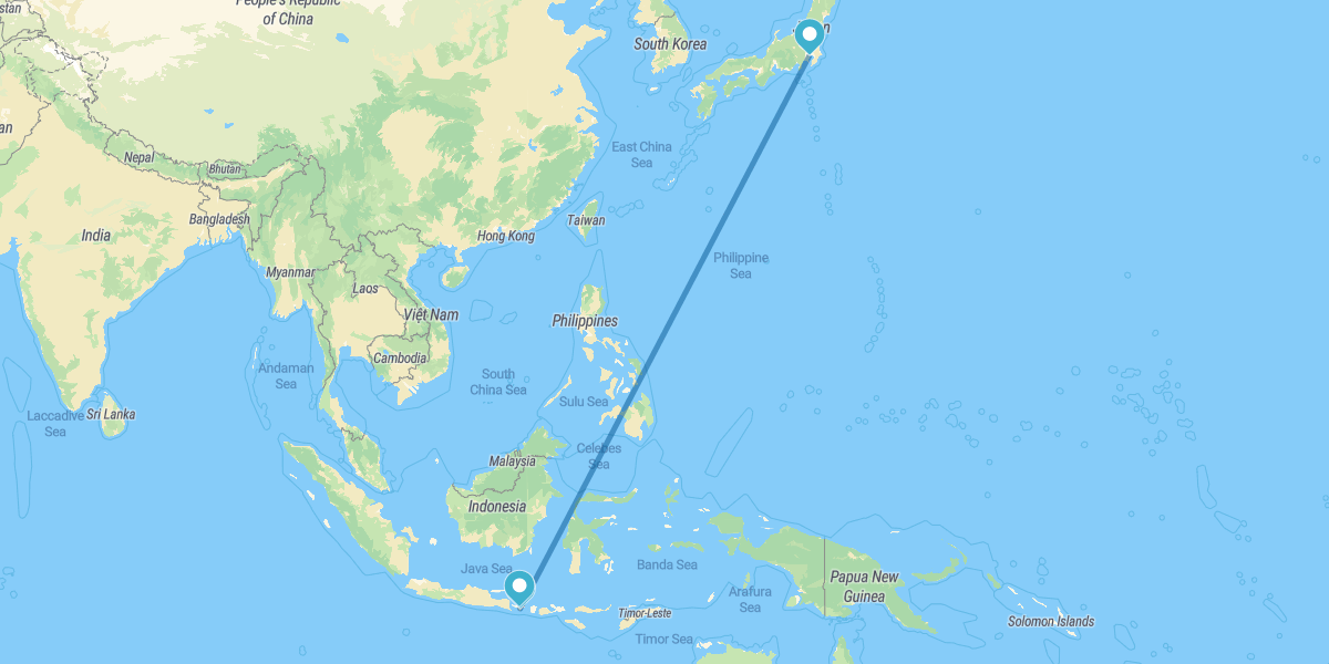 Tokio, Ubud und die Strände im Süden Balis