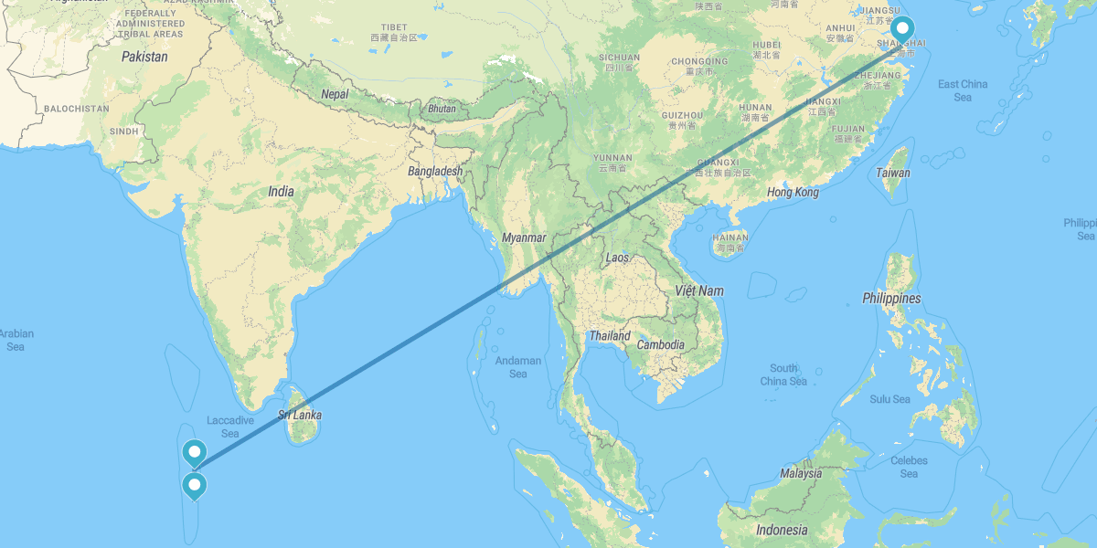 Shanghai und Malediven