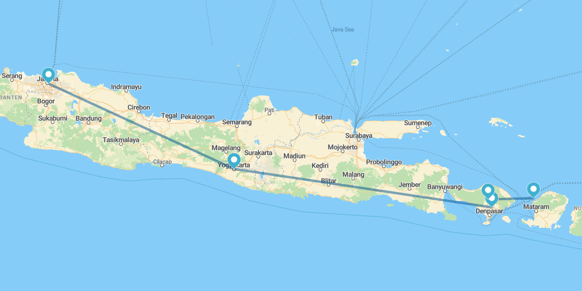 Java, Bali und die Gili-Inseln