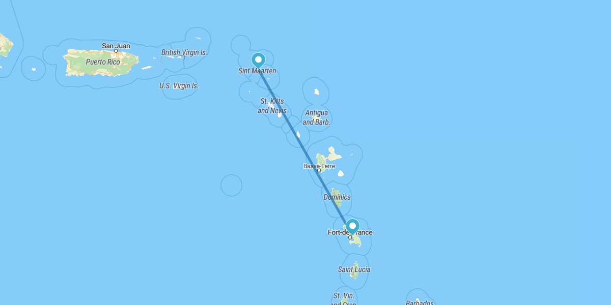 Martinique und Saint Martin