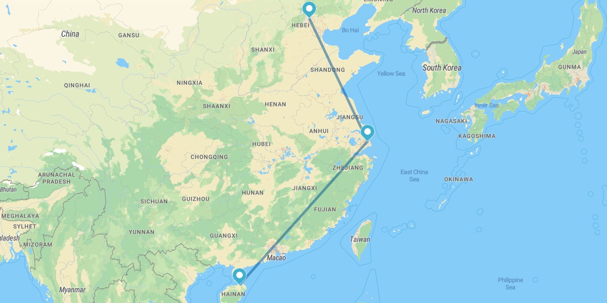 Peking, Shanghai und die Strände von Hainan