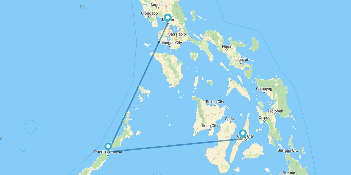 Manila, Palawan und Cebu