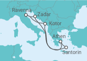 Reiseroute der Kreuzfahrt  Inseln & Küstenzauber - Royal Caribbean