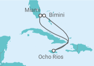 Reiseroute der Kreuzfahrt  Jamaika - Virgin Voyages