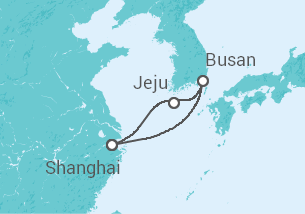 Reiseroute der Kreuzfahrt  Japan - Royal Caribbean