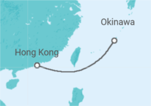 Reiseroute der Kreuzfahrt  Japan - Royal Caribbean