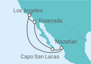 Reiseroute der Kreuzfahrt  Mexiko - Royal Caribbean