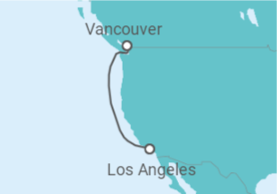 Reiseroute der Kreuzfahrt  USA - Royal Caribbean