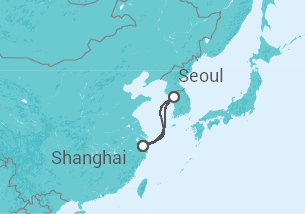Reiseroute der Kreuzfahrt  Japan - Royal Caribbean